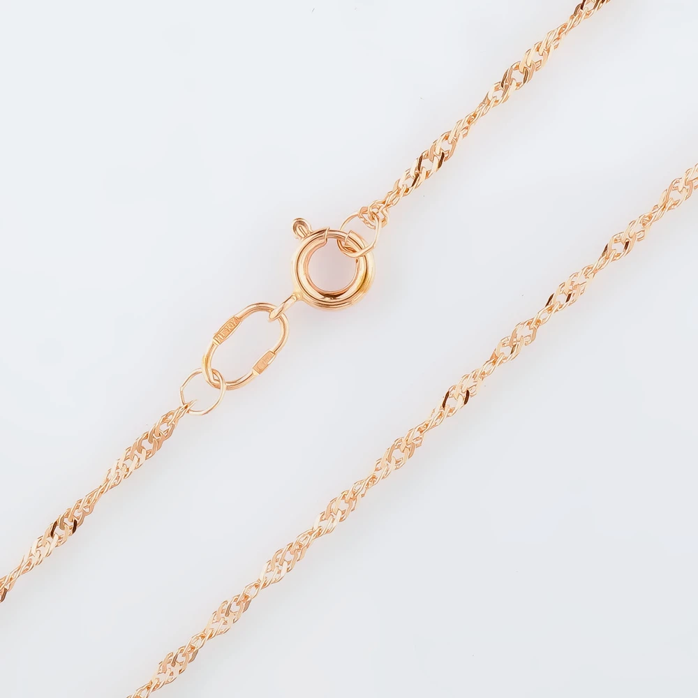 Цепь из красного золота 375 пробы