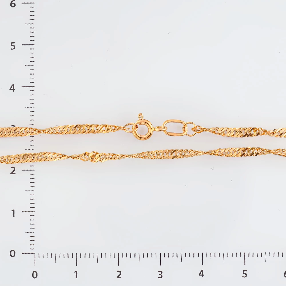 Цепь из красного золота 585 пробы