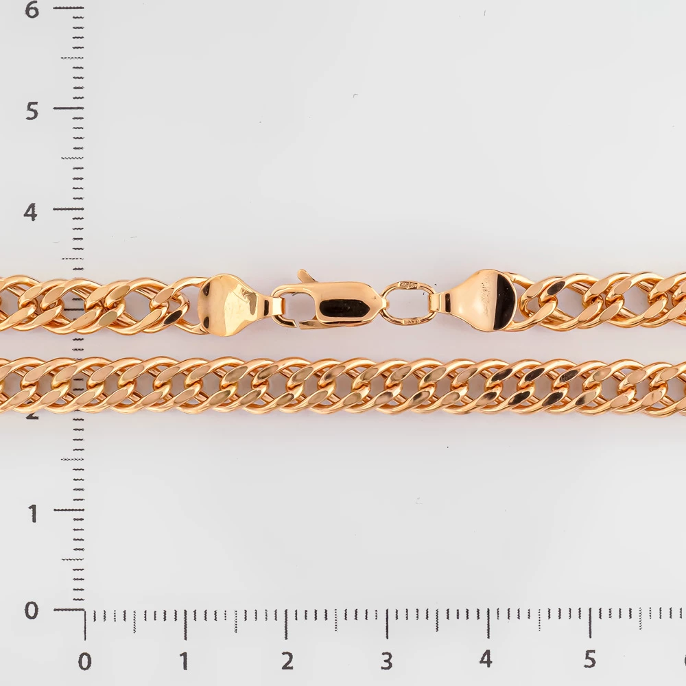 Цепь из красного золота 585 пробы