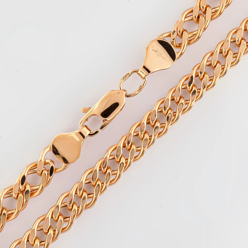 Цепь из красного золота 585 пробы