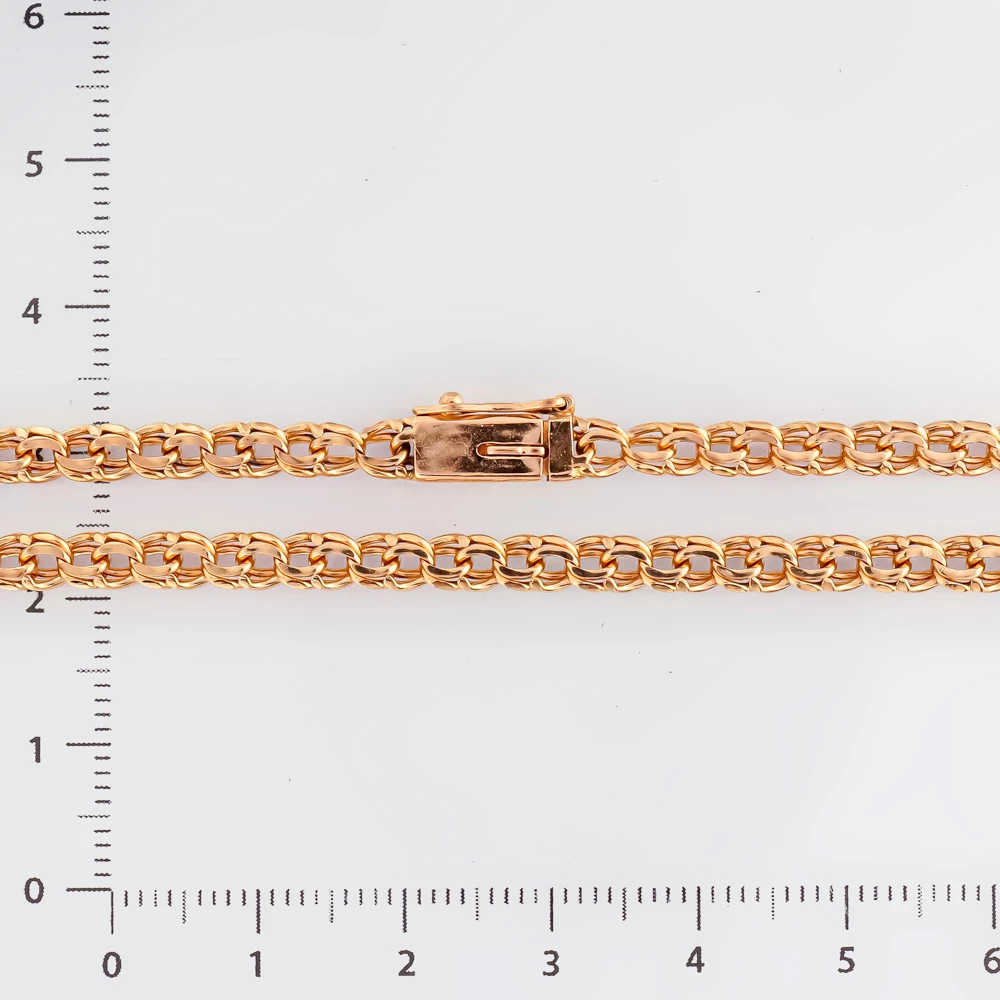 Цепь из красного золота 585 пробы