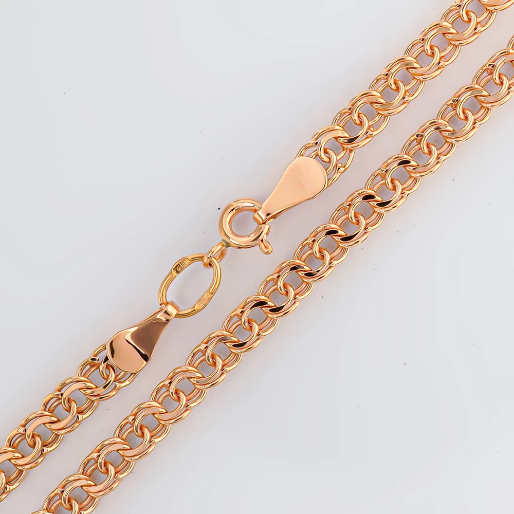 Цепь из красного золота 585 пробы
