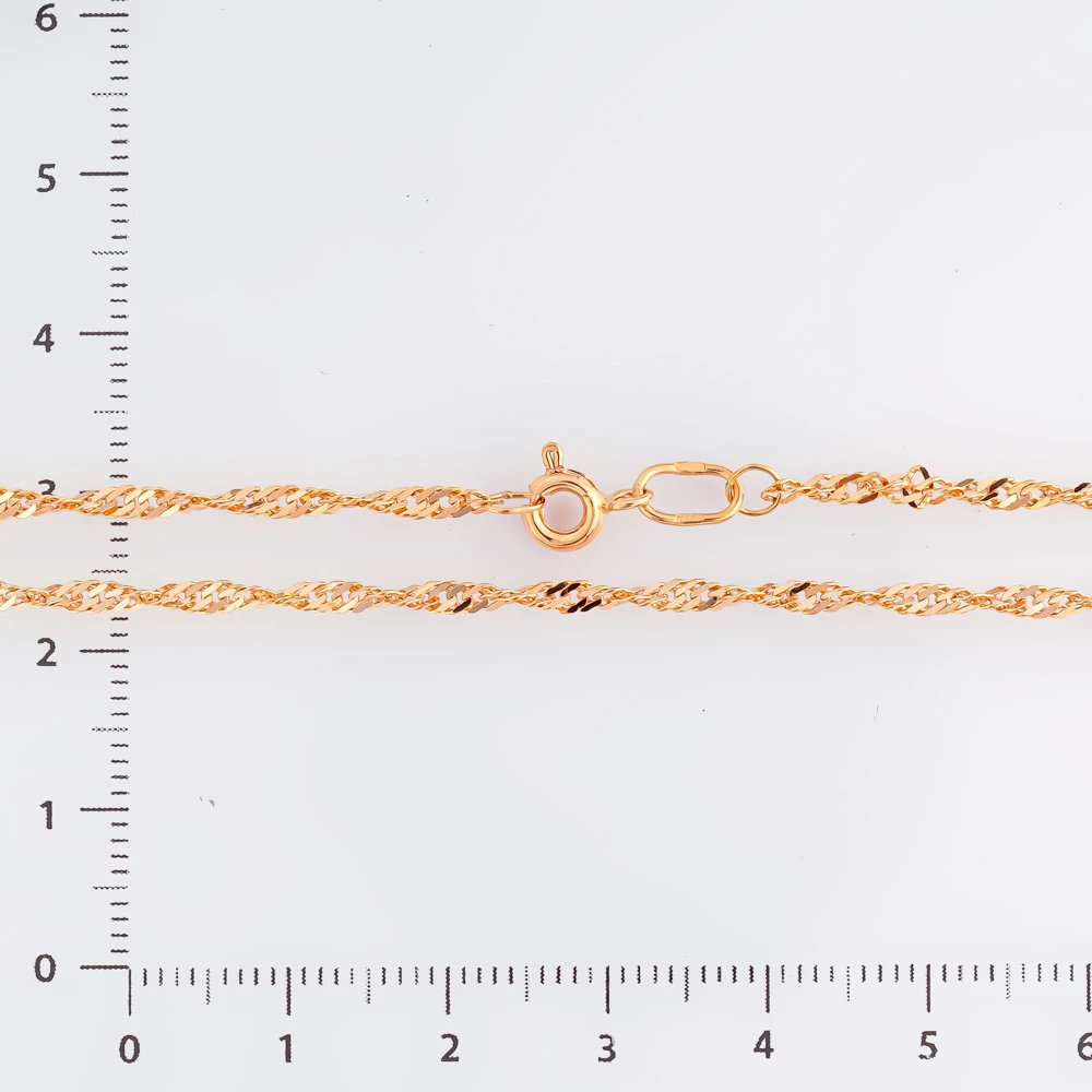 Цепь из красного золота 585 пробы