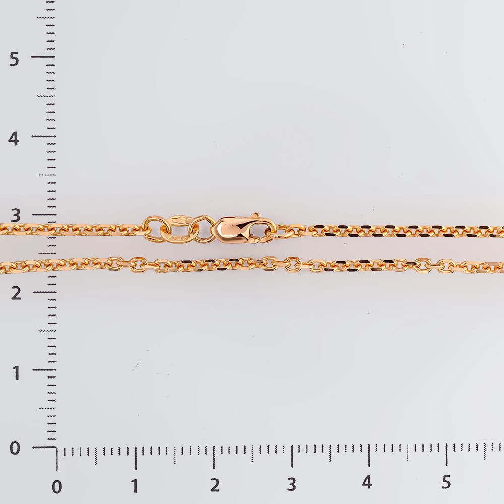Цепь из красного золота 585 пробы