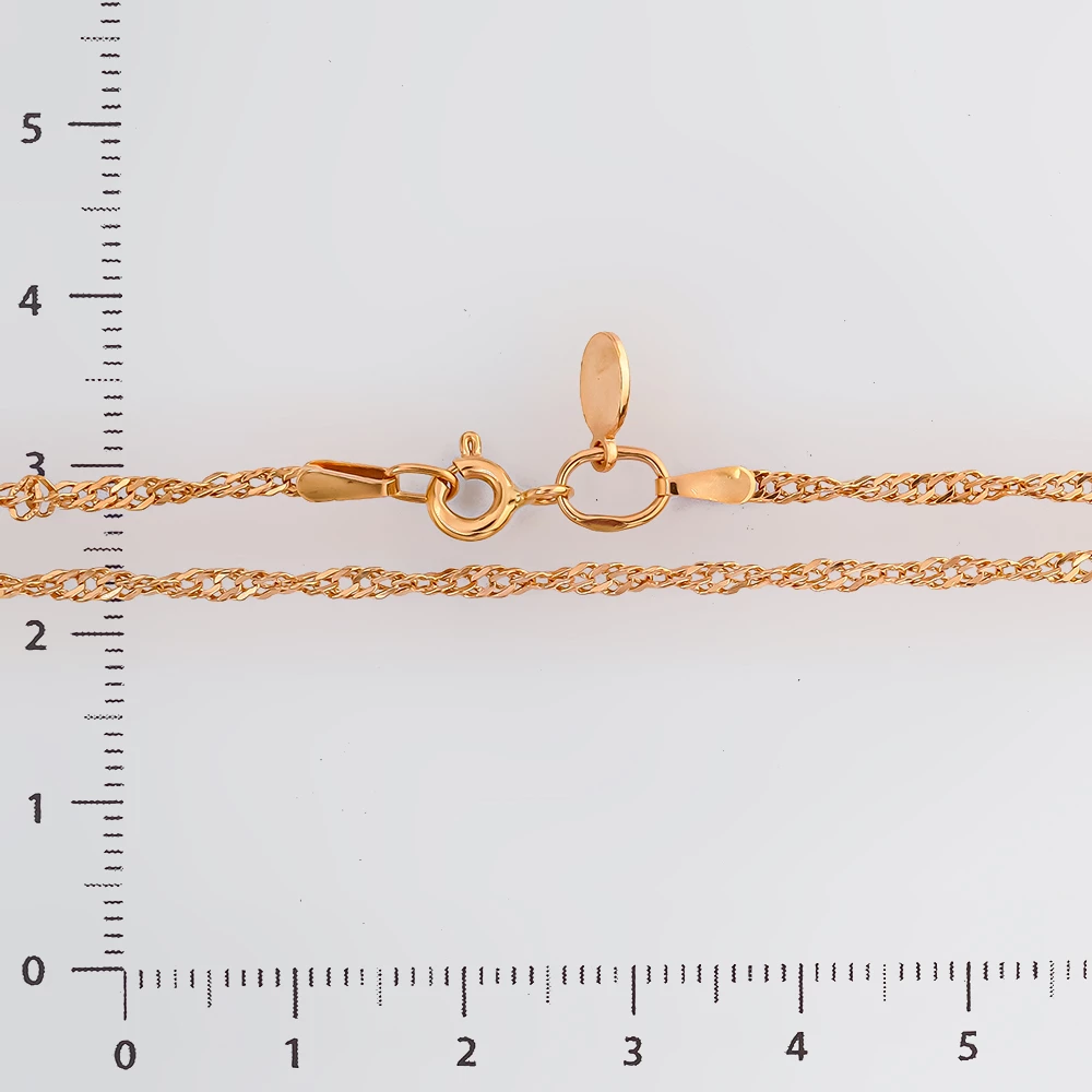 Цепь из красного золота 585 пробы