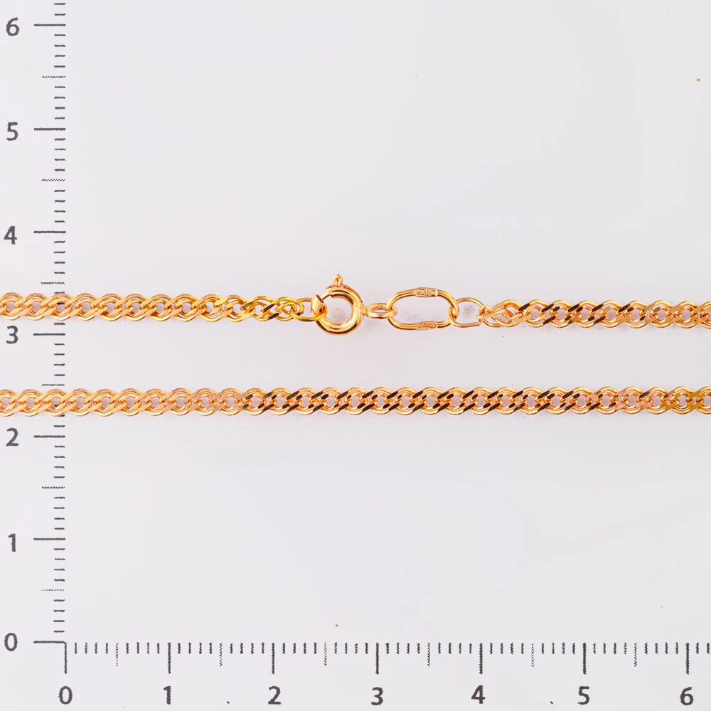 Цепь из красного золота 585 пробы