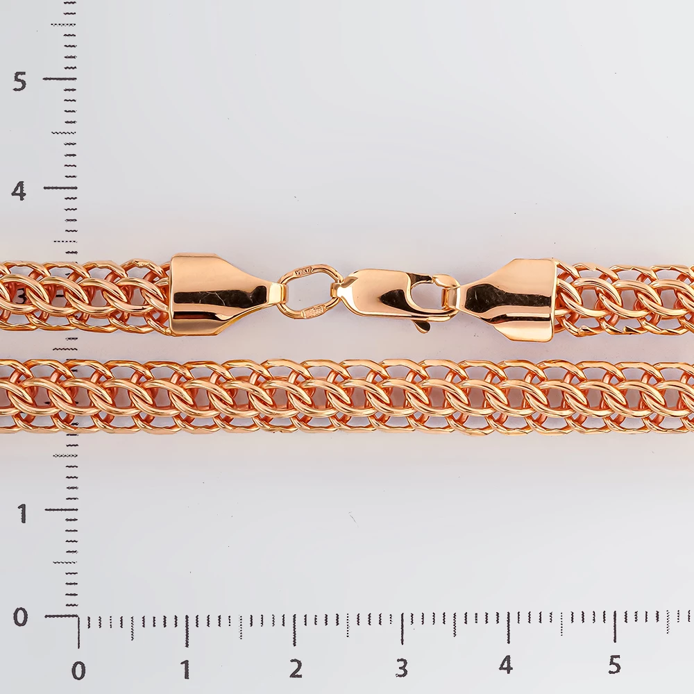 Цепь из красного золота 585 пробы