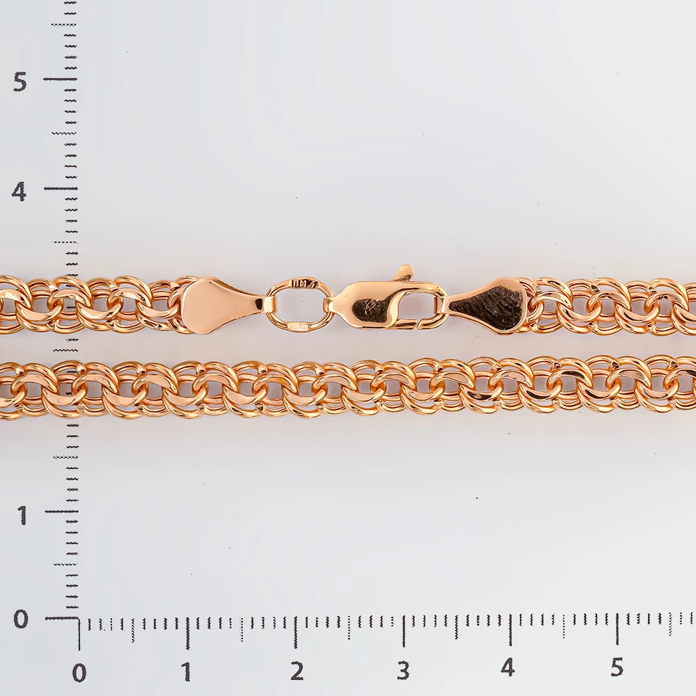 Цепь из красного золота 585 пробы
