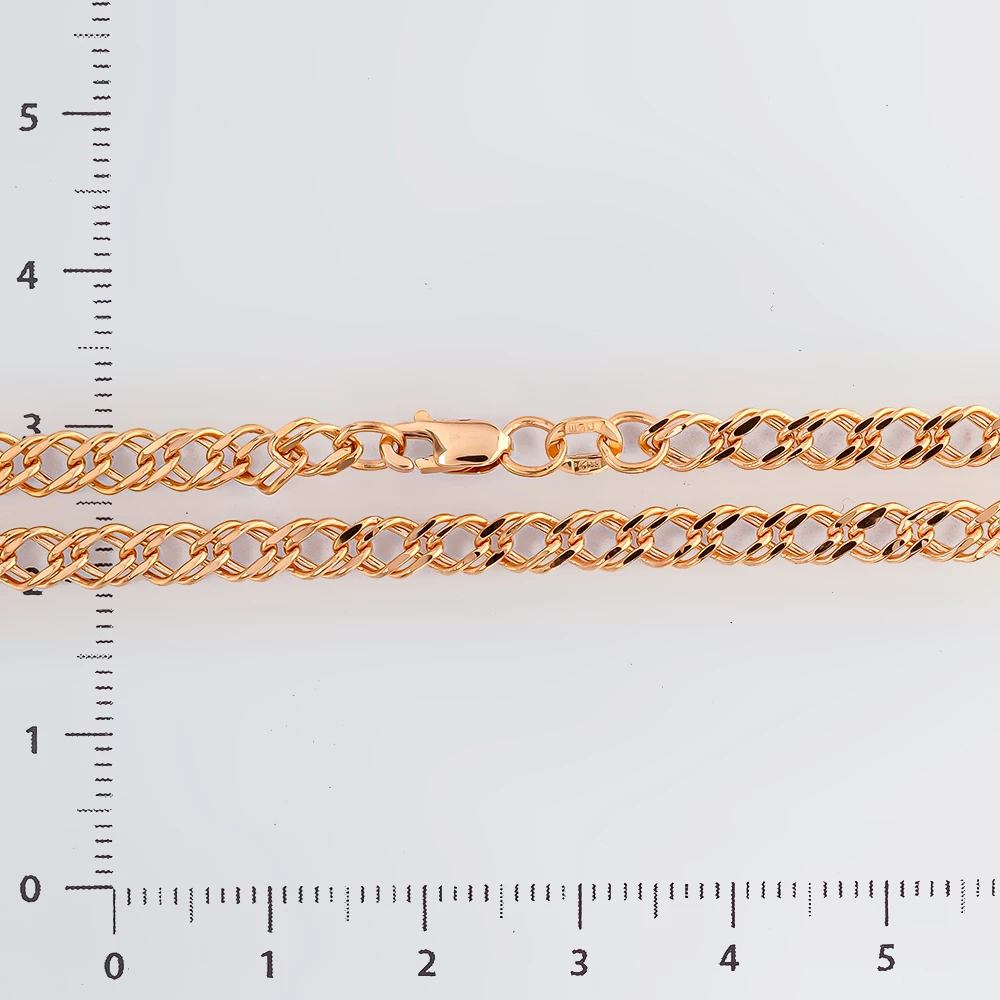 Цепь из красного золота 585 пробы