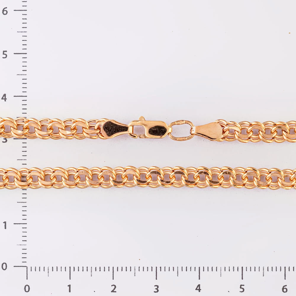 Цепь из красного золота 585 пробы