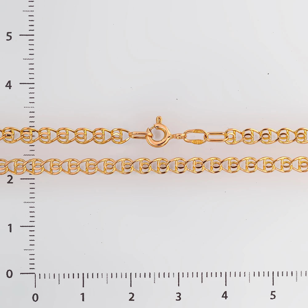 Цепь из красного золота 585 пробы