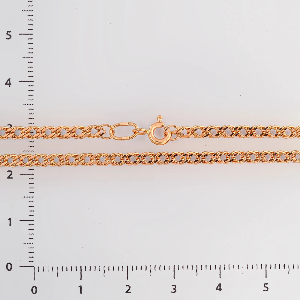 Цепь из красного золота 585 пробы