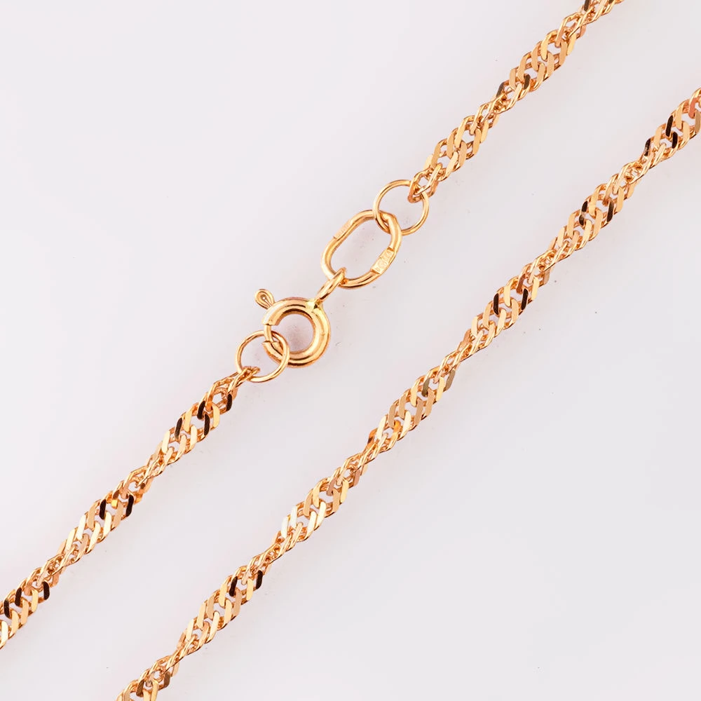 Цепь из красного золота 585 пробы