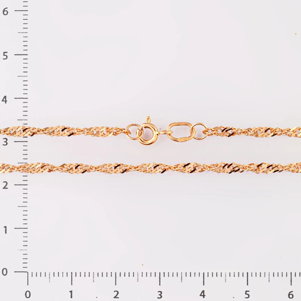 Цепь из красного золота 585 пробы