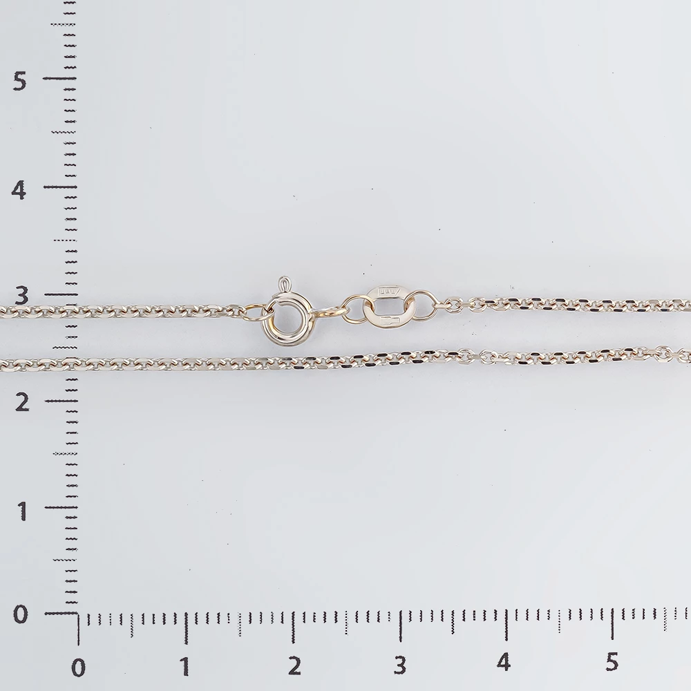 Цепь из белого золота 585 пробы