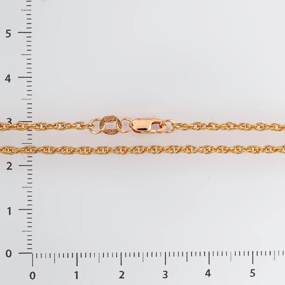Цепь из красного золота 585 пробы