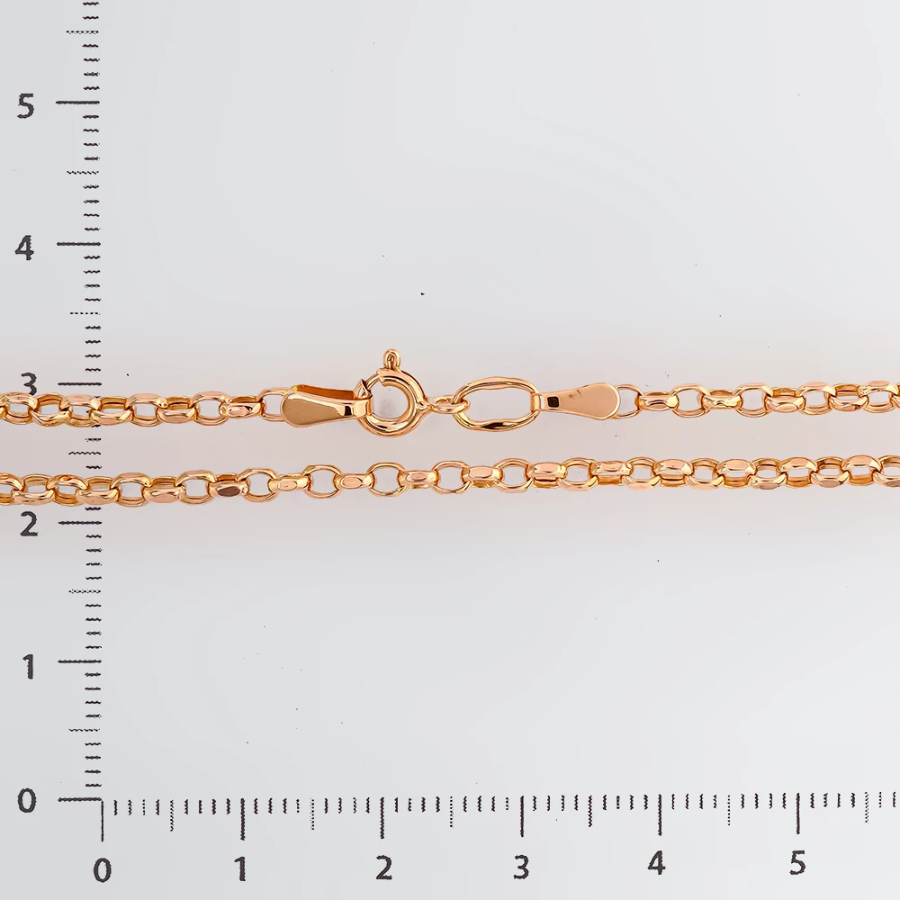 Цепь из красного золота 585 пробы