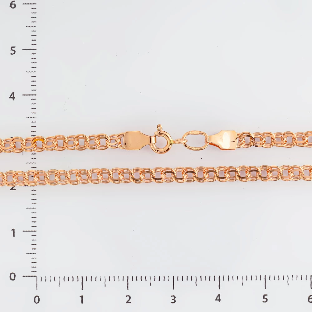 Цепь из красного золота 585 пробы