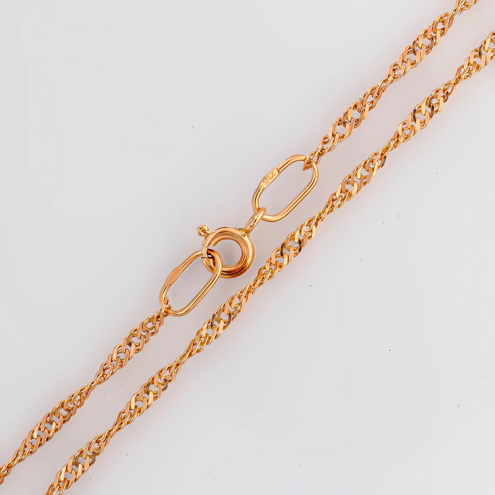 Цепь из красного золота 585 пробы