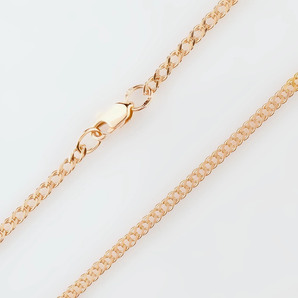 Цепь из красного золота 375 пробы