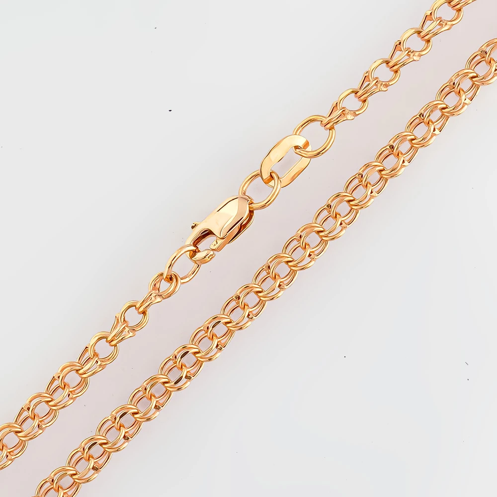 Цепь из красного золота 585 пробы 1