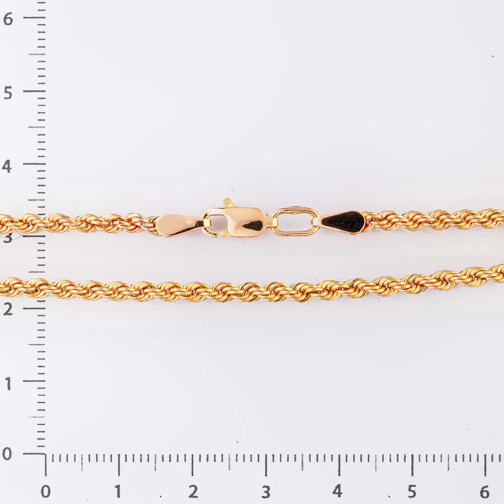 Цепь из красного золота 585 пробы