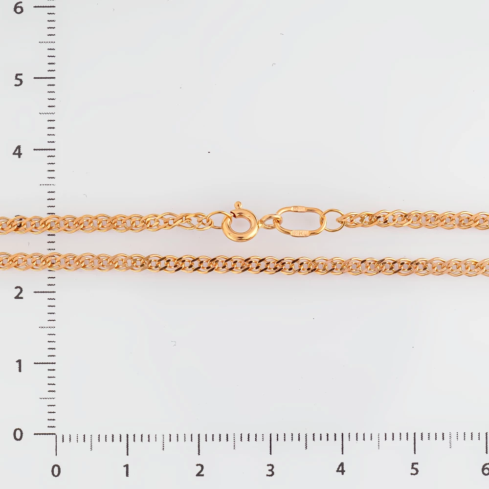 Цепь из красного золота 585 пробы