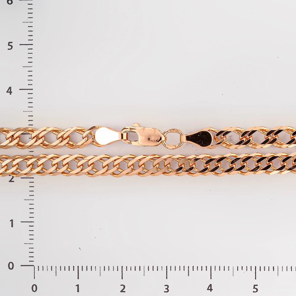 Цепь из красного золота 585 пробы