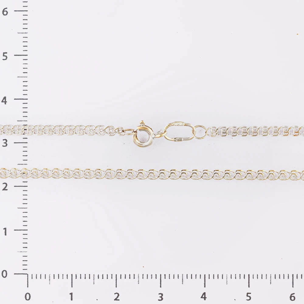 Цепь из белого золота 585 пробы