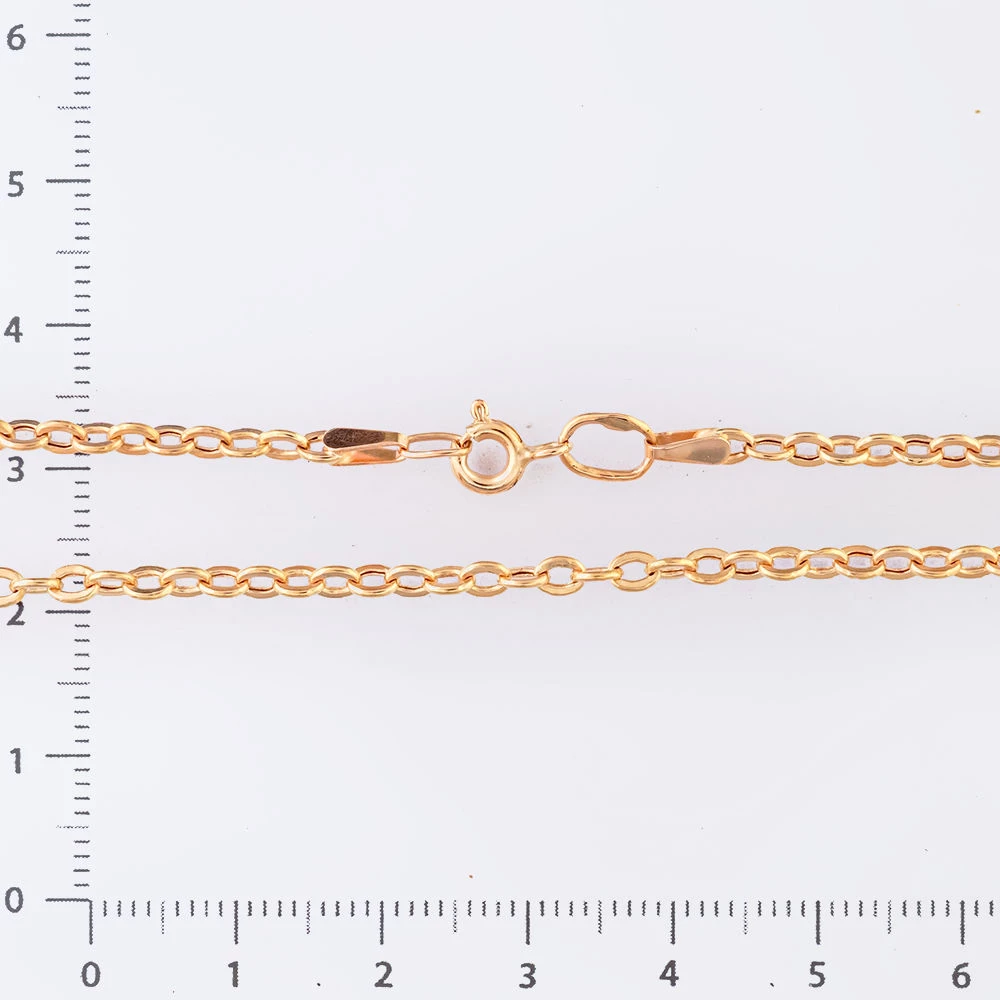 Цепь из красного золота 585 пробы