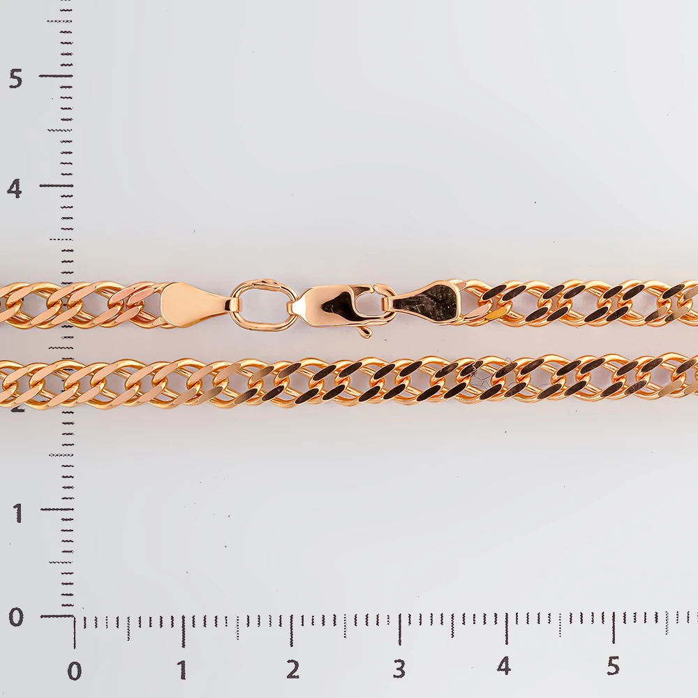 Цепь из красного золота 585 пробы