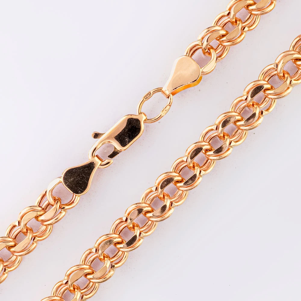 Цепь из красного золота 585 пробы