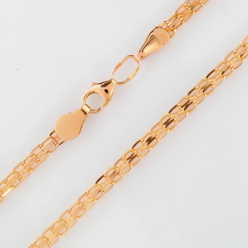 Цепь из красного золота 585 пробы