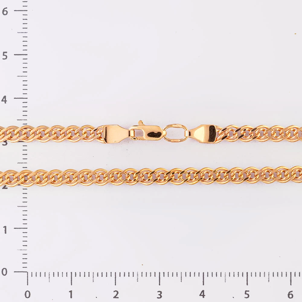 Цепь из красного золота 585 пробы