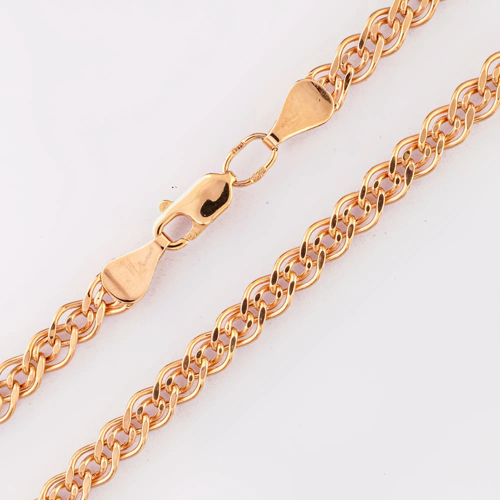 Цепь из красного золота 585 пробы