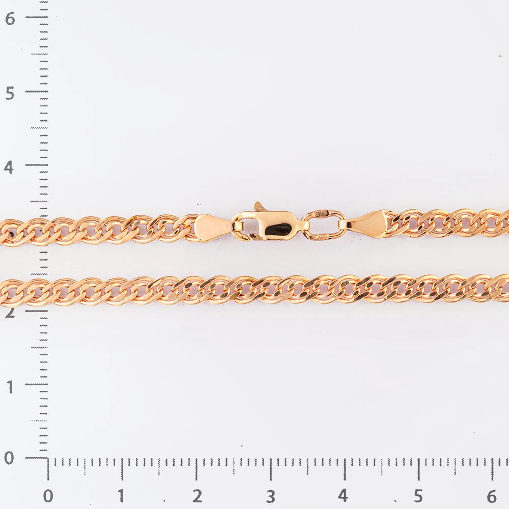 Цепь из красного золота 585 пробы