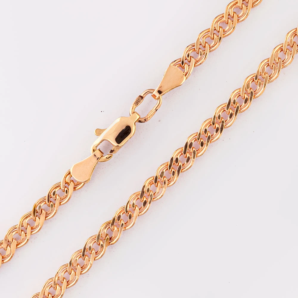 Цепь из красного золота 585 пробы