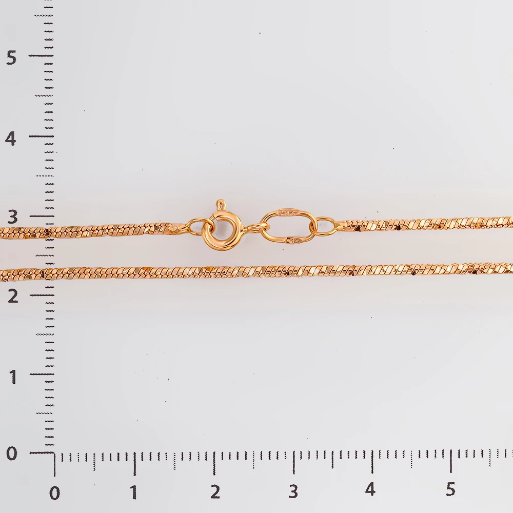 Цепь из красного золота 585 пробы