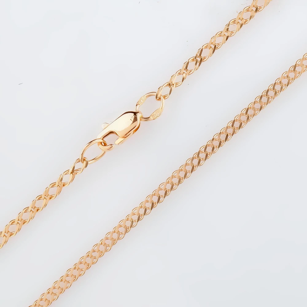 Цепь из красного золота 585 пробы