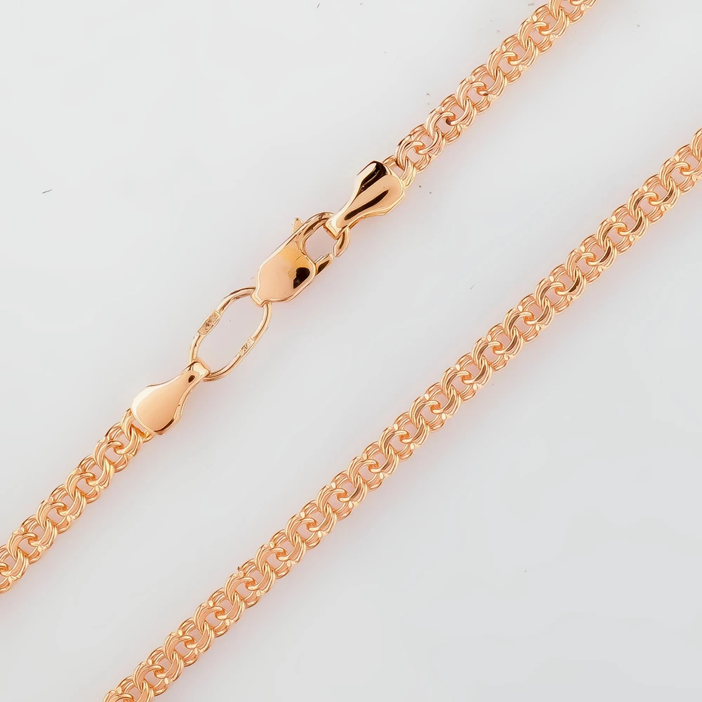 Цепь из красного золота 585 пробы