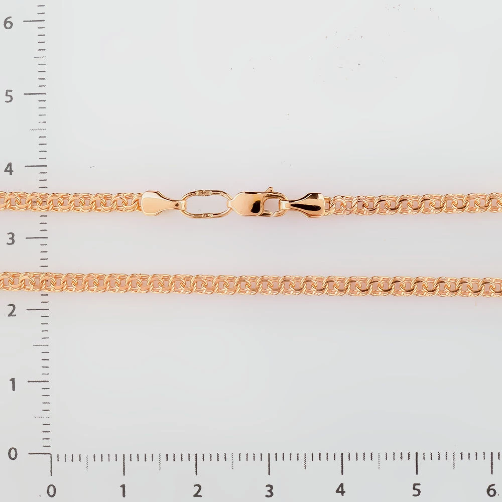 Цепь из красного золота 585 пробы