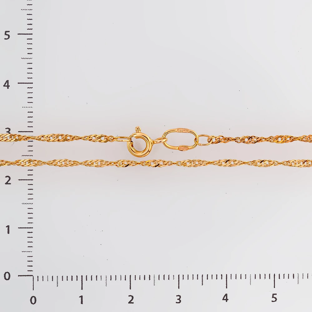 Цепь из красного золота 585 пробы