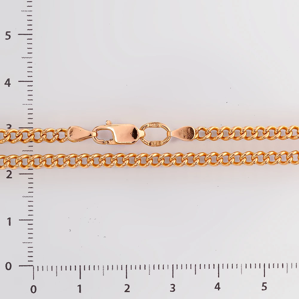 Цепь из красного золота 585 пробы