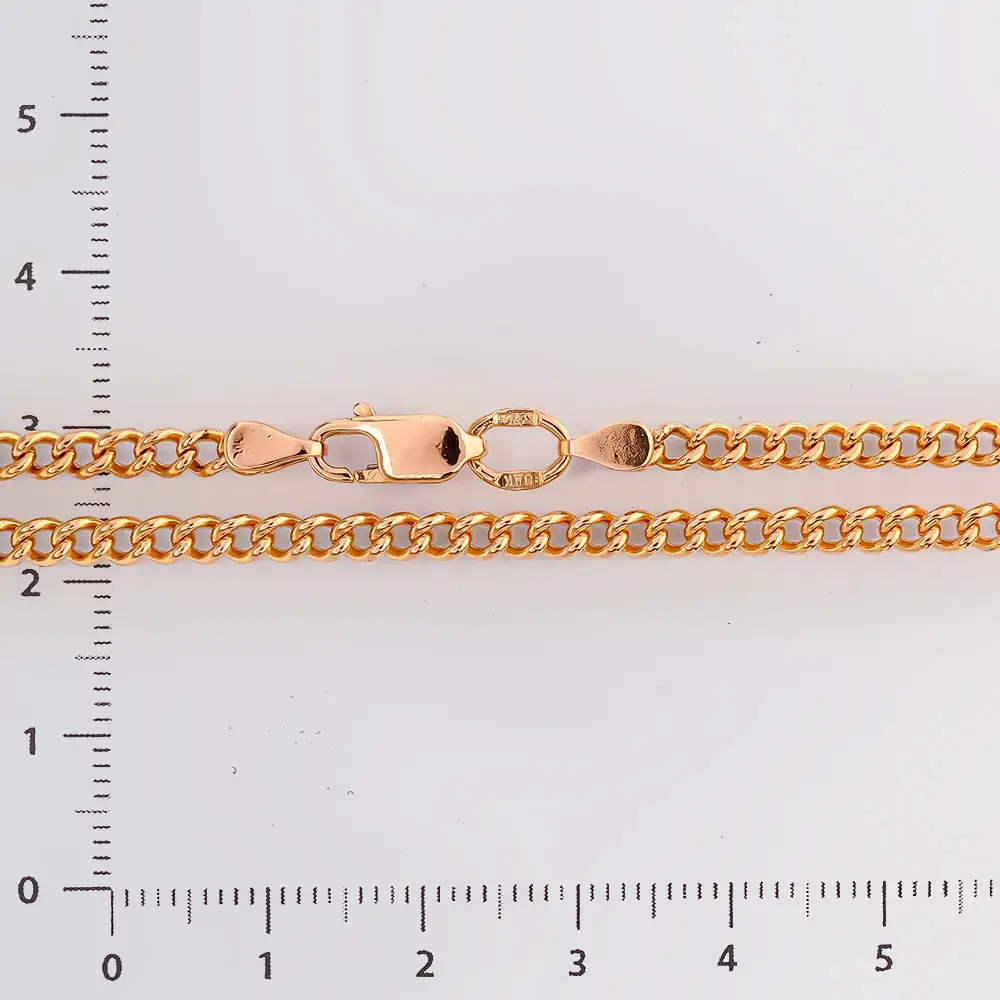 Цепь из красного золота 585 пробы 2
