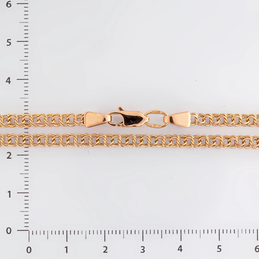 Цепь из красного золота 585 пробы