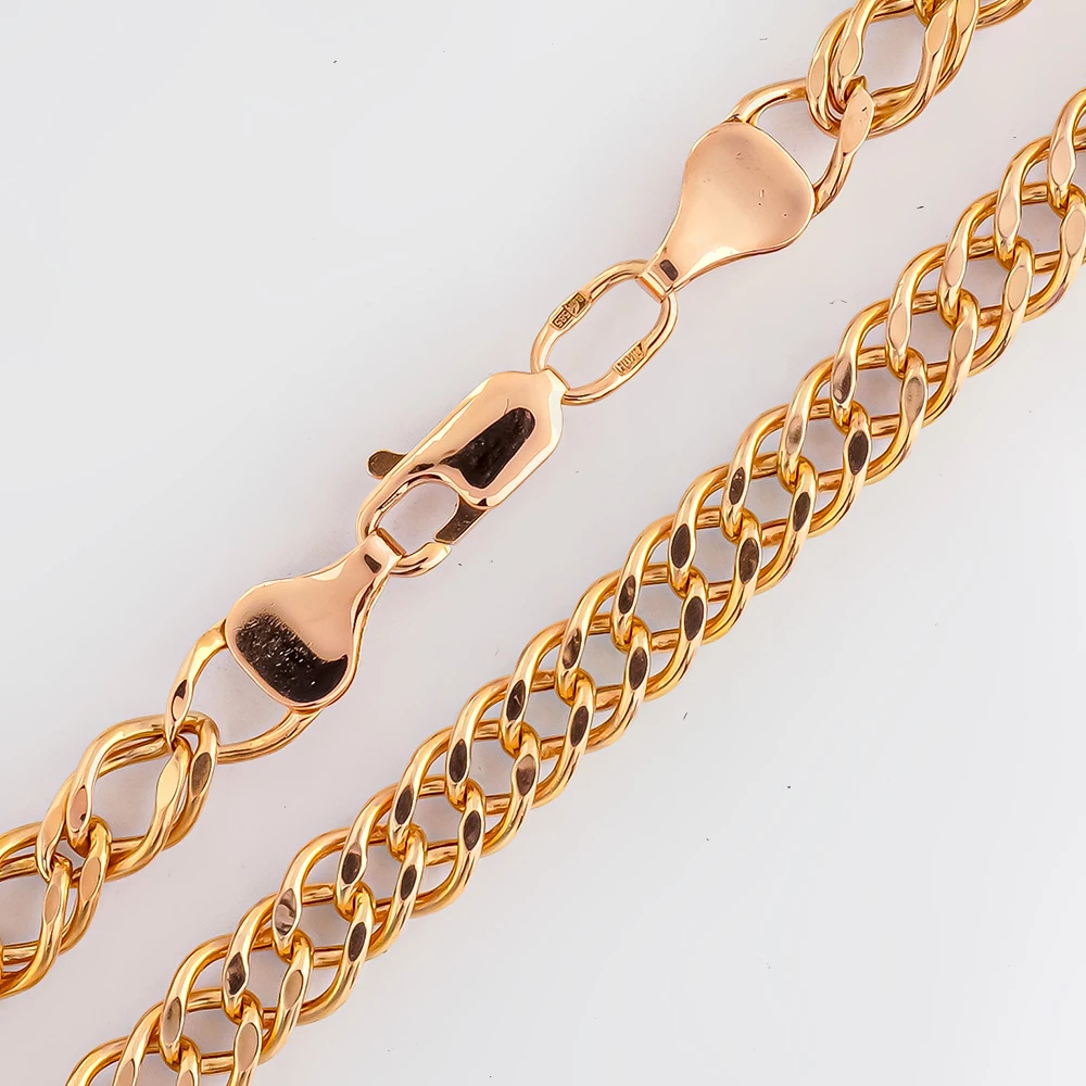 Цепь из красного золота 585 пробы