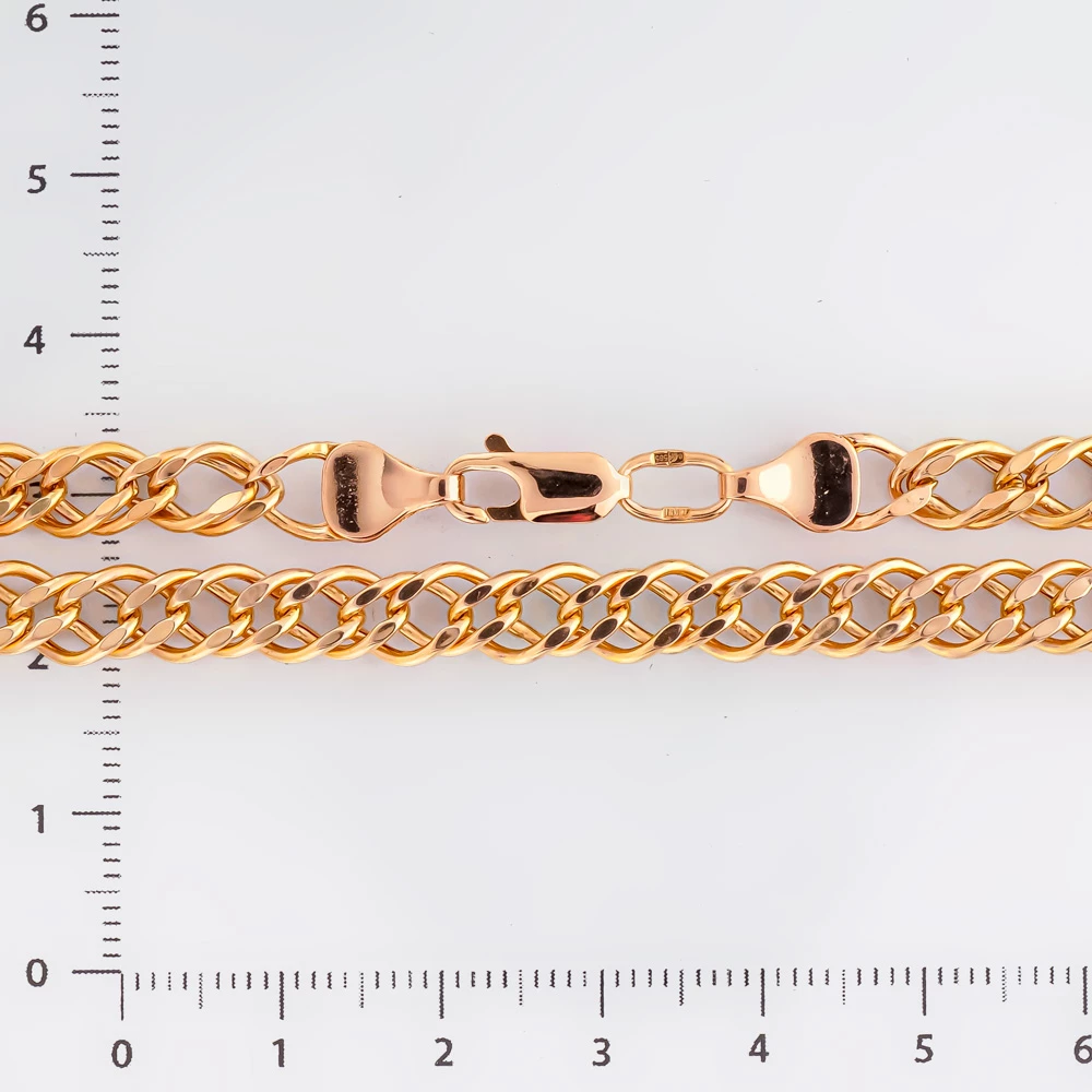 Цепь из красного золота 585 пробы