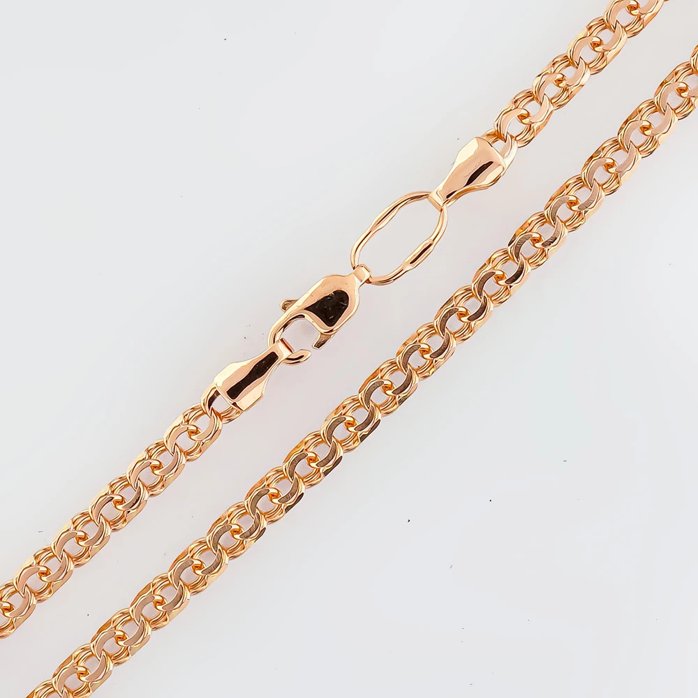 Цепь из красного золота 585 пробы