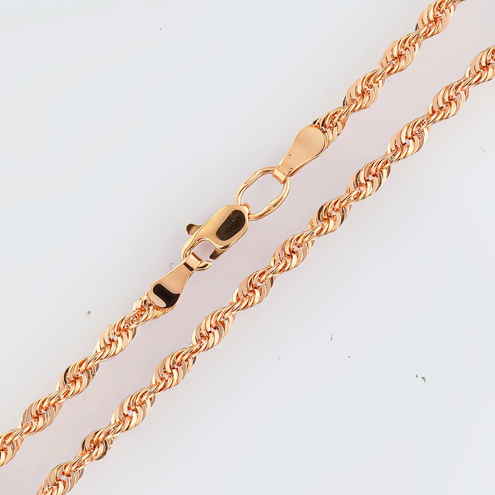 Цепь из красного золота 585 пробы