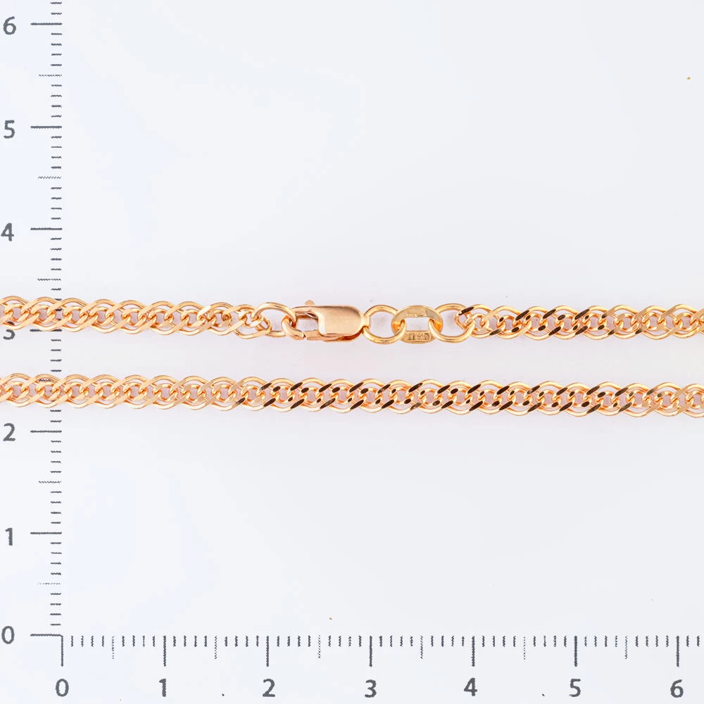 Цепь из красного золота 585 пробы